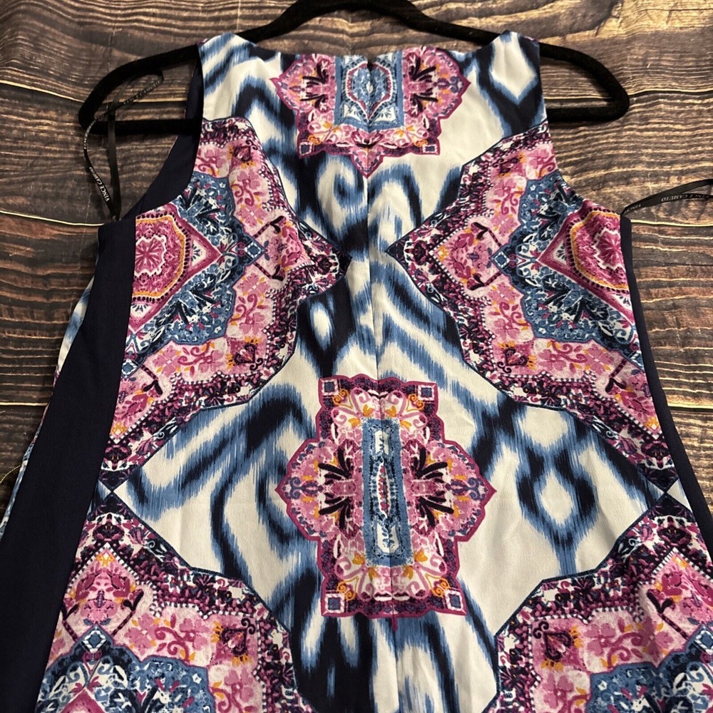 Vince Camuto Sleeveless Floral Sheath Dress Size 4 Lined Polyester - Picture 7 of 7